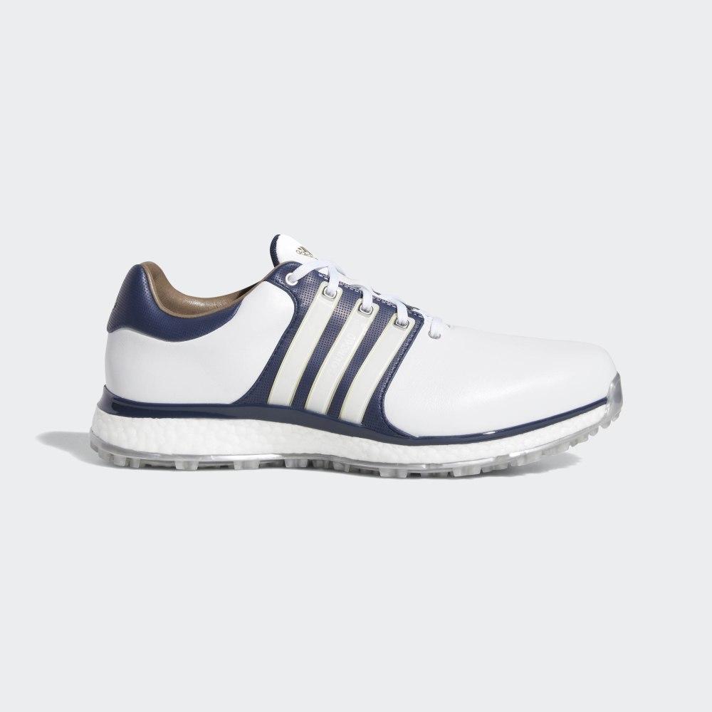 Adidas Men's Tour360 XT-SL Wide Golf Shoes White/Navy/Gold Metal Ireland F34991